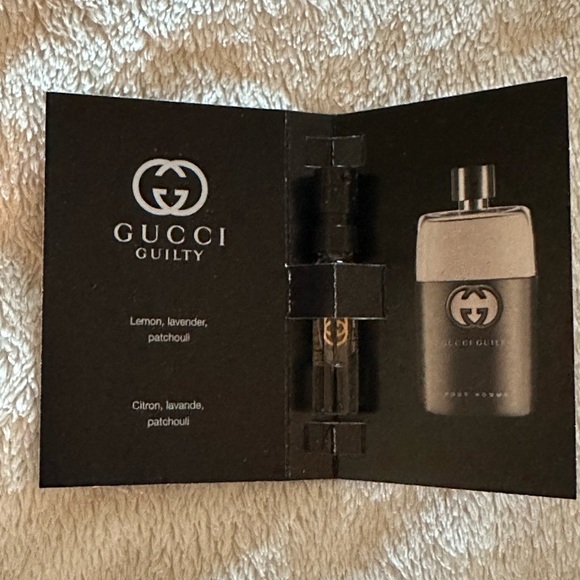 🎁 One - 1.5mL Bottle of Gucci Guilty EDT Pour Homme (Sample Size) - Picture 3 of 3
